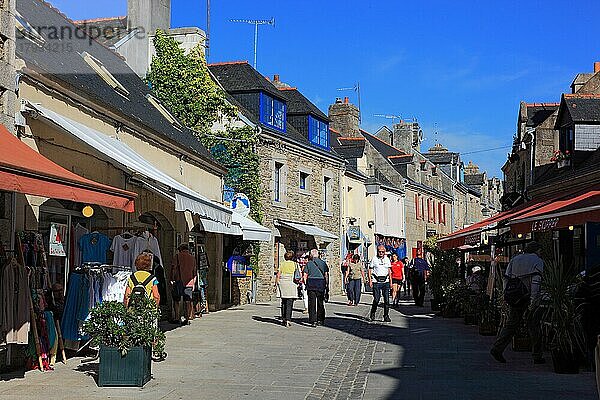 Concarneau  in der historischen Altstadt Ville close  Bretagne  Frankreich  Europa