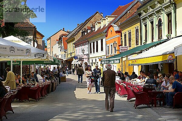 Cafés & Restaurants in Ivana Tkal?i?a  Zagreb  Hrvatska  Kroatien  Europa