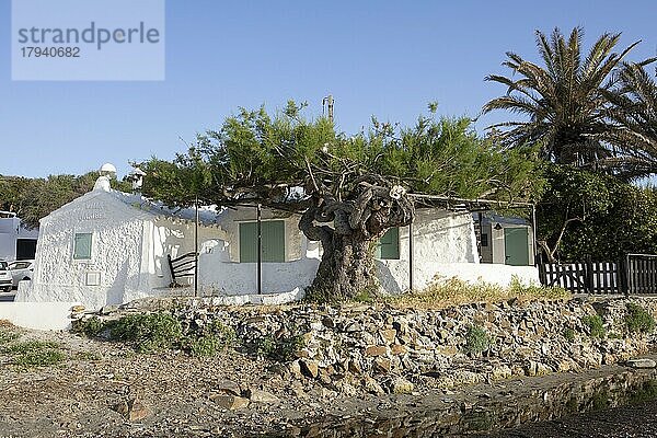 Traditionelles Haus am Platja d'es Grau  S'Albufera des Grau Naturpark  Menorca