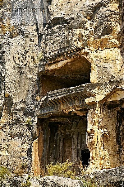 Fotos & Bilder der antiken lykischen Felsengräber Stadt Myra  Anatolien  Türkei  Asien