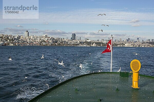 Stadtbild von Istanbul  Türkei  Asien