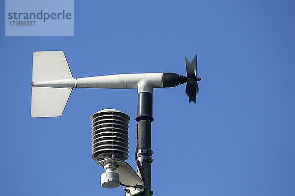 Drehflügelanemometer  ein meteorologisches Instrument zur Messung der Windgeschwindigkeit