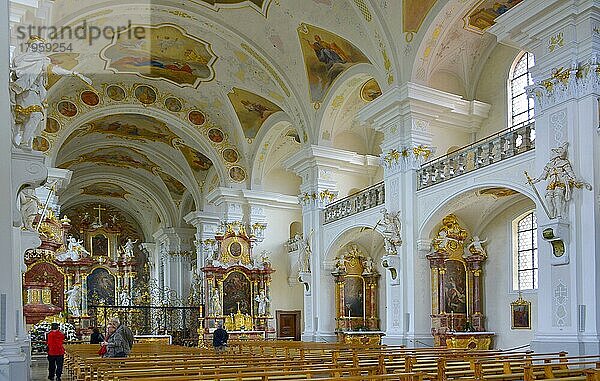 Schwarzwald  Baden-Württemberg  Hochschwarzwald  Kloster St. Peter  Barockkirche St. Peter  innen