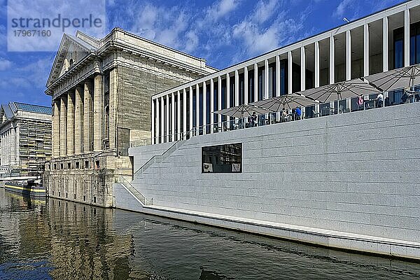 Pergamonmuseum und James-Simon-Galerie  Museumsinsel  Berlin Mitte  Berlin  Deutschland  Europa