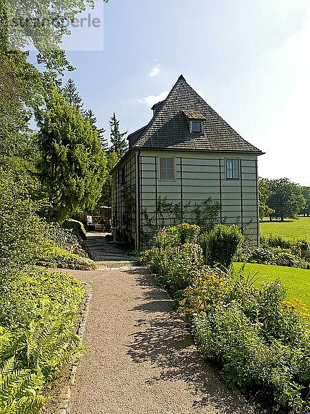 Goethes Gartenhaus im Park an der Ilm  UNESCO Weltkulturerbe  Weimar  Thüringen  Deutschland  Europa