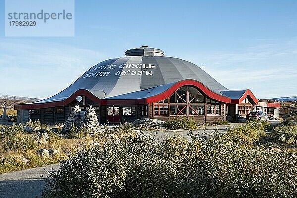 Besucherzentrum  Arctic Circle  Polarkreis  Saltfjell  Rana  Nordland  Norwegen  Europa