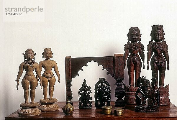 Marapachi dolls or Marapachi bommais  are traditional dolls made specifically of red sandalwood or silk cotton wood or red wood which are displayed during the Golu festival in South India as part of Dassara or Dussura or Navaratri celebrations. Andhra Pradesh  India  Asia