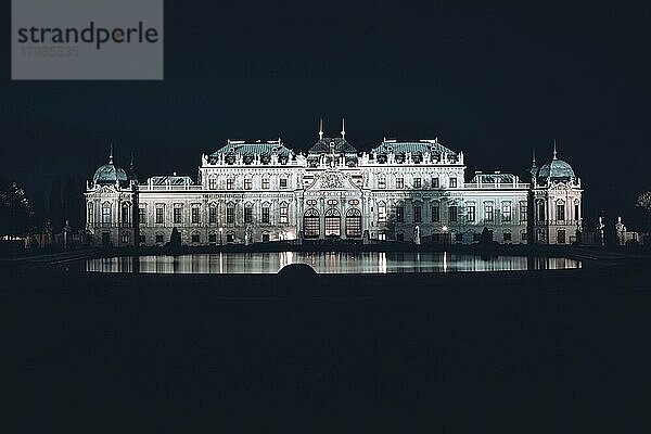 Schloss Belvedere  Langzeitbelichtung  Barock  Prinz Eugen  Wien