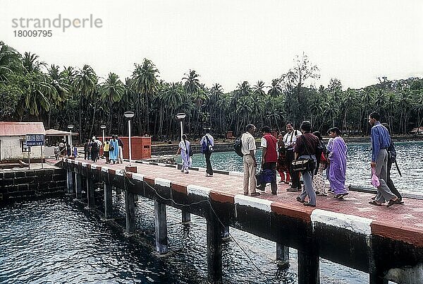 Mahatma Gandhi Marine National Park in Wandoor  Andaman  Indien  Asien