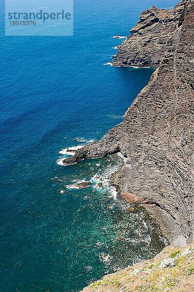 Steilküste  Felsenküste  Teneriffa  Spanien  Kanarische Inseln  Europa