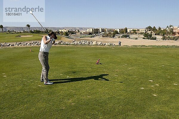 Golfplatz  golfen  el-Guna  Ägypten  Afrika