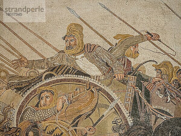 Alexanderschlacht  Alexander-Mosaik  Museu Archeologico Nazionale  Archäologisches Nationalmuseum  Neapel  Italien  Europa