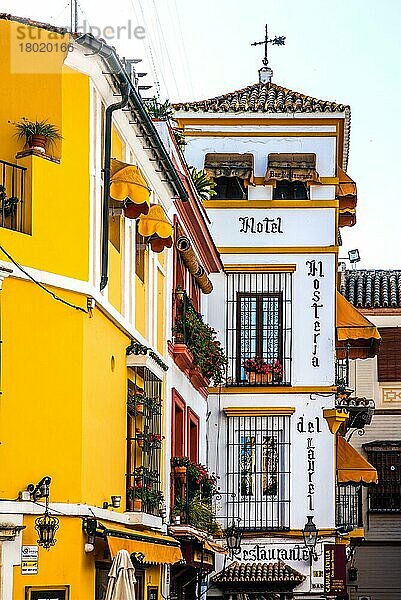 Altstadtviertel Santa Cruz  Sevilla  Sevilla  Andalusien  Spanien  Europa