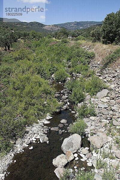 Christou-flusssystem bei skala kallonis  lesbos-griechenland