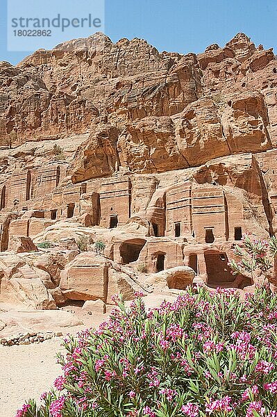 Höhlenwohnung  Felsenstadt Petra  Jordanien  Kleinasien  Asien