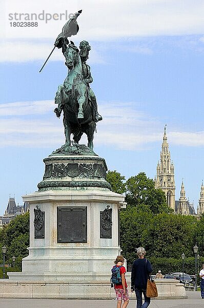 Österreich  Wien  Hofburg zu Wien  Reiterdenkmal  Europa