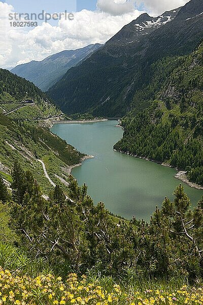 Galgenbichlspeicher  Maltatal  Hohe Tauern  Kärnten  Österreich  Europa