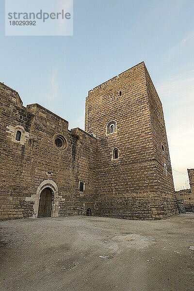 Das schwäbische Schloss oder Castello Svevo in Bari  Apulien  Italien  Europa