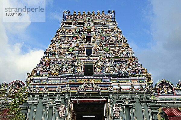Hindutempel  Arulmigu Navasakti Vinayagar Tempel  Hauptstadt Victoria  Insel Mahe  Seychellen  Afrika