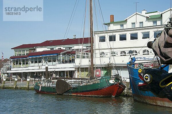 Museumshafen  Nordseebad Büsum  Dithmarschen  Schleswig-Holstein  Deutschland  Europa