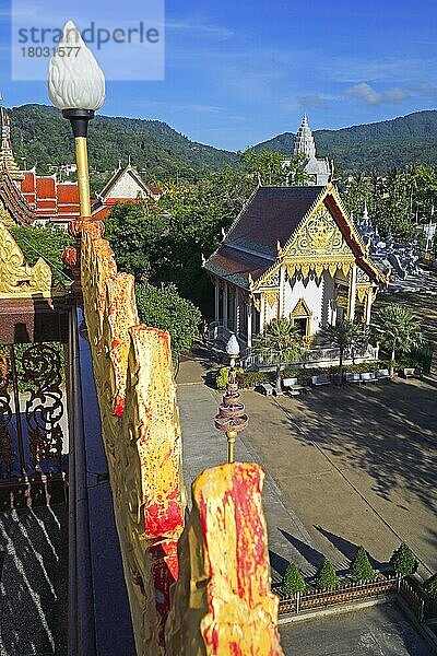 Wat Chalong  Tempel auf Phuket  Thailand  Asien