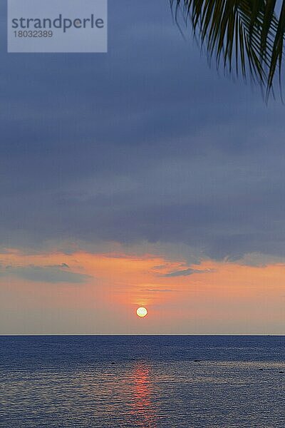 Sonnenuntergang  Lovina  Nordbali  Bali  Indonesien  Asien