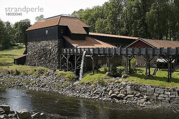 Eisenwerkmuseum von Näs  Tvedestrand  Südnorwegen  Norwegen  Europa