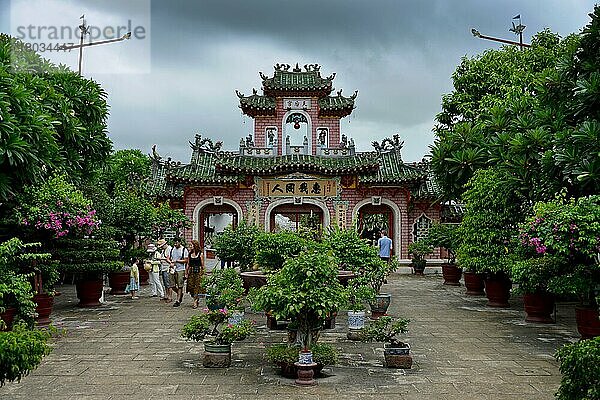 Versammlungshalle der Chinesischen Kongregation aus Fujian  Phuc-Kien-Pagode  Tran Phu  Hoi An  Vietnam  Asien