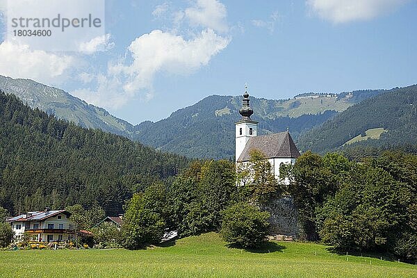 Nikolaus Kirche  Torren  Gemeinde Golling an der Salzach  Salzburg  Österreich  Europa