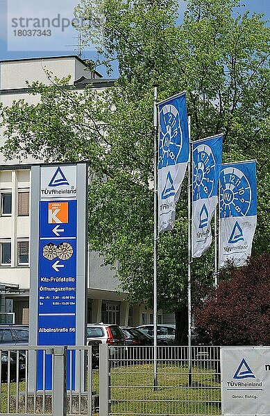 TUEV Rheinland Prüfstelle  Alboinstrasse  Schöneberg  Berlin  Deutschland  Europa