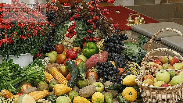 Obst  Gemüse  Erntedank  Religion  Ruggell  Rheintal  Liechtenstein  Europa