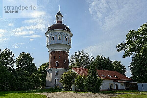 Wasserturm und Museum  Elk  Ermland-Masuren  Lyck  Warminsko-Mazurskie  Polen  Europa