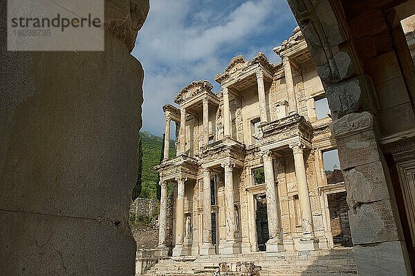 Bibliothek von Celsus  Ephesos  Provinz Izmir  Türkei  Ephesus  Asien