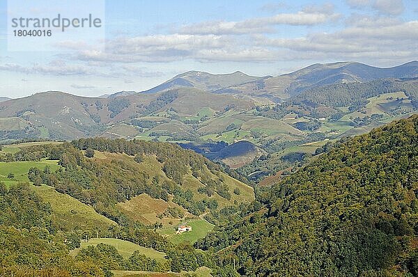 Berge  Pyrenäen  Navarra  Spanien  Europa