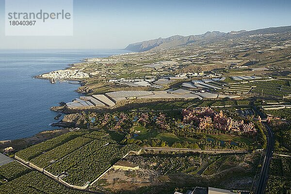 Hotelanlagen und Plantagen im Südwesten von Teneriffa  Teneriffa  Kanaren  Spanien  Europa