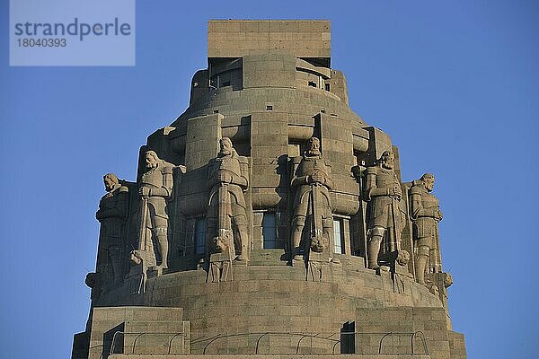 Völkerschlachtdenkmal  Leipzig  Sachsen  Deutschland  Europa