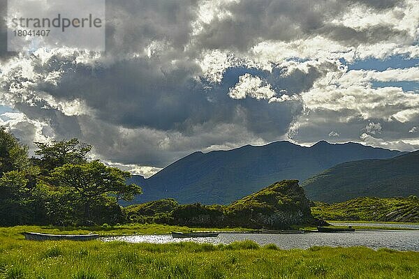 The Upper Lake  Seen von Killarney  Killarney Nationalpark  Killarney  Grafschaft Kerry  Irland  Europa