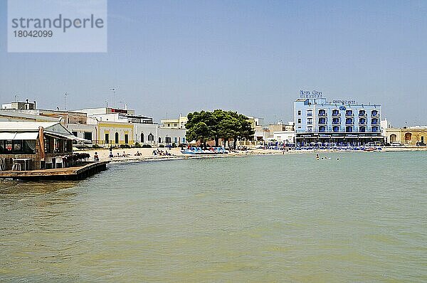 Strand  Porto Cesareo  Provinz Lecce  Apulien  Italien  Europa