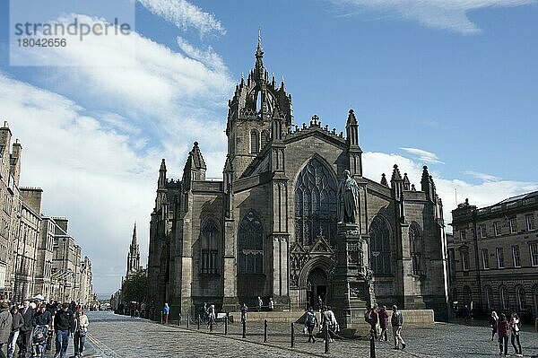 St. Giles Cathedral  Royal Mile  Edinburgh  Lothian  Schottland  Großbritannien  Europa