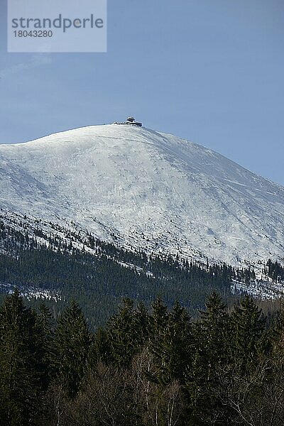 Schneekoppe  Karpacz  Niederschlesien  Polen  Europa