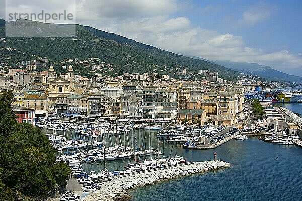 Alter Hafen  Bastia  Korsika  Frankreich  Europa