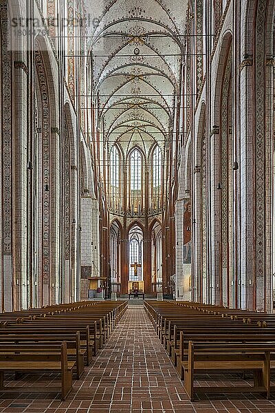 Lübecker Marienkirche  St. Marienkirche zu Lübeck  Schleswig-Holstein  Deutschland  Europa