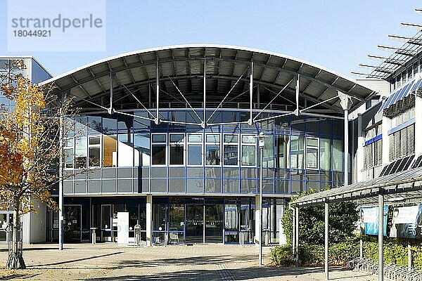 Campus Sankt Augustin der Hochschule Bonn-Rhein-Sieg  Hauptgebäude mit Bibliothek und Mensa  Sankt Augustin  Rheinland  Nordrhein-Westfalen  Deutschland  Europa