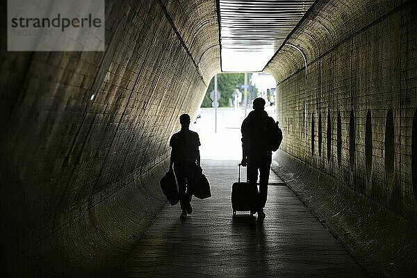 Tunnel  Flughafen  Tegel  Reinickendorf  Berlin  Deutschland  Europa