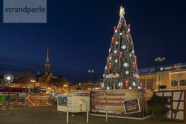 Weihnachtsmarkt  Dortmund  Ruhrgebiet  Nordrhein-Westfalen  Deutschland  Europa