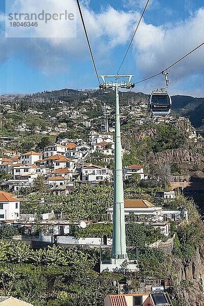 Seilbahn  Funchal  Madeira  Portugal  Europa