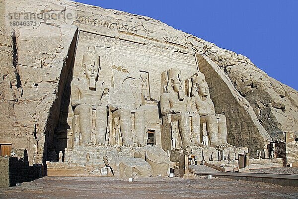Abu Simbel-Tempel von Ramses II  Nubien  Südägypten