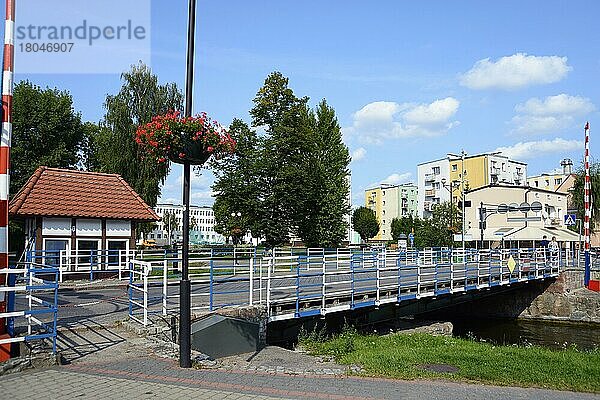 Drehbrücke  Kanal zwischen Kisajnosee und Niegocinsee  Gizycko  Ermland-Masuren  Kissainer See  Loewentin-See  Lötzen  Warminsko-Mazurskie  Polen  Europa