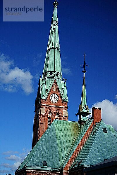 Dreifaltigkeitskirche  Arendal  Aust-Agder  Süd-Norwegen  Trefoldighetskirken  Kirche  Norwegen  Europa