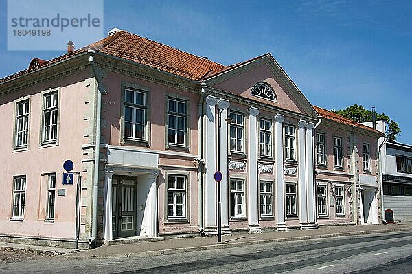 Haus  Lossi Straße  Kuressaare  Insel Saaremaa  Estland  Baltikum  Europa